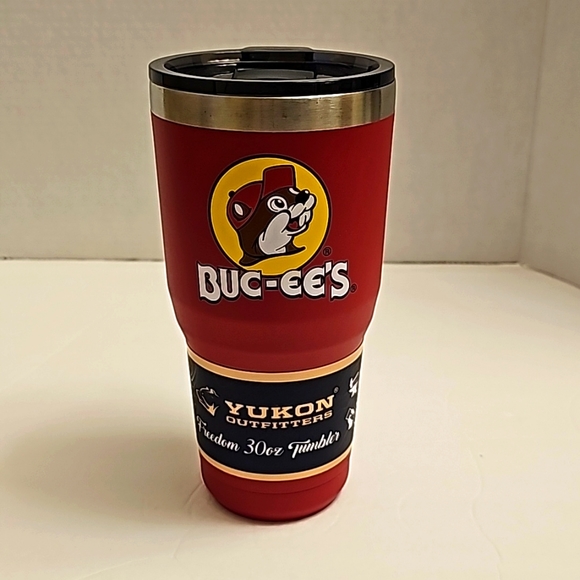 Other - Buc-ee’s Yukon Outfitters Hot / Cold‎ Red Tumbler Stainless Steel 30oz …